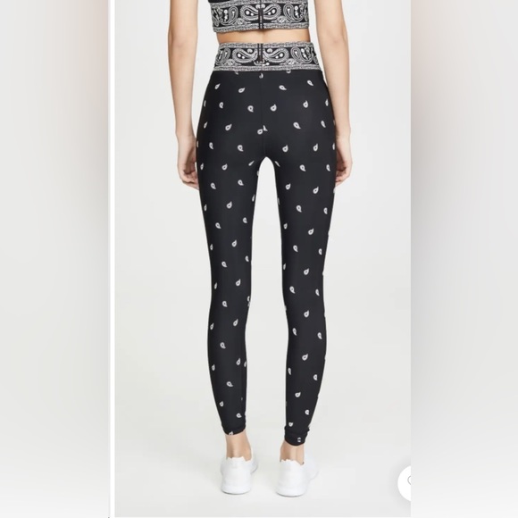 Adam Selman Sport Bandana Printed Hi Rise Legging - Picture 3 of 11